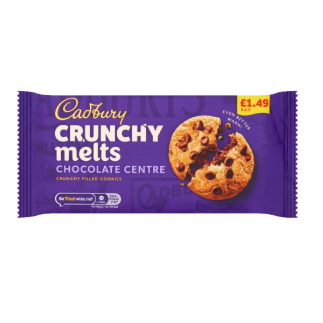 CADBURY CRUNCHY MELTS CHOCO 156G